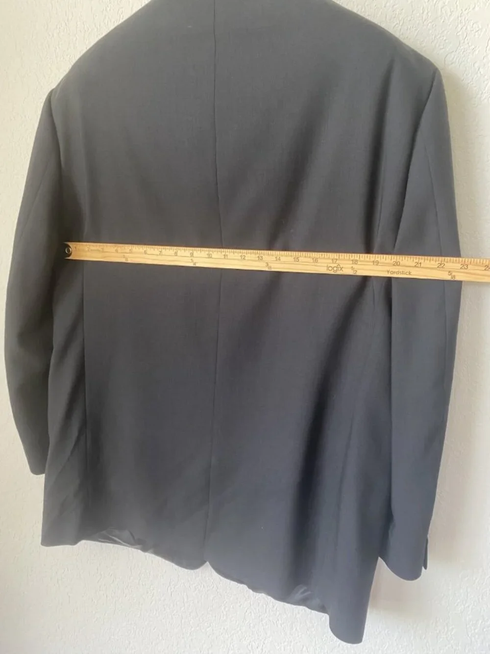Mondo Gala Milan Men’s Black Blazer Sport Coat Suit Jacket 46R Stretch Mexico